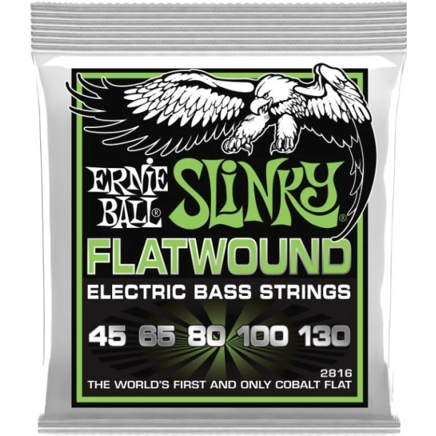 Ernie Ball 2816 Flatwound Cobalt 5-String Bass